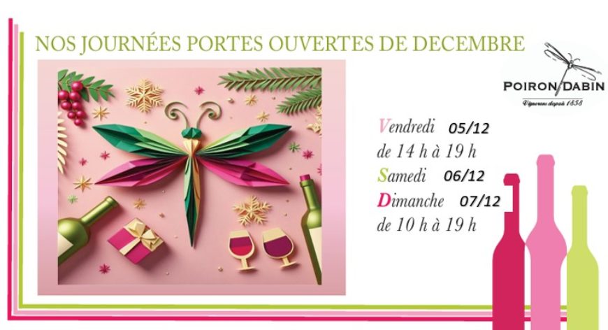 Prochaines Portes ouvertes de décembre !